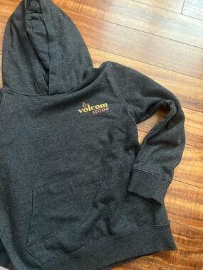 Volcom Kids Black Hoodie with Small Logo